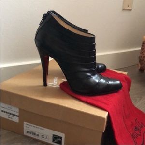 Christian louboutin black boots